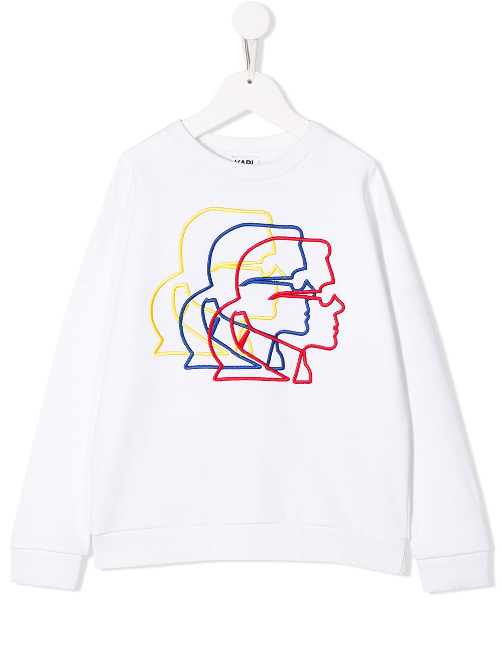 Karl Lagerfeld Kids 'Kameo Bauhaus' Sweatshirt - Weiß von Karl Lagerfeld Kids