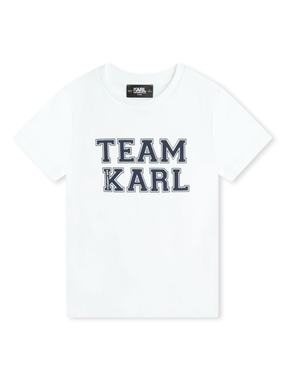 Karl Lagerfeld Kids T-Shirt aus Bio-Baumwolle - Weiß von Karl Lagerfeld Kids