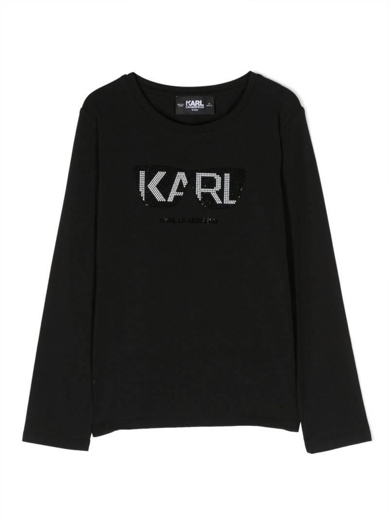 Karl Lagerfeld Kids T-Shirt mit Applikation - Schwarz von Karl Lagerfeld Kids
