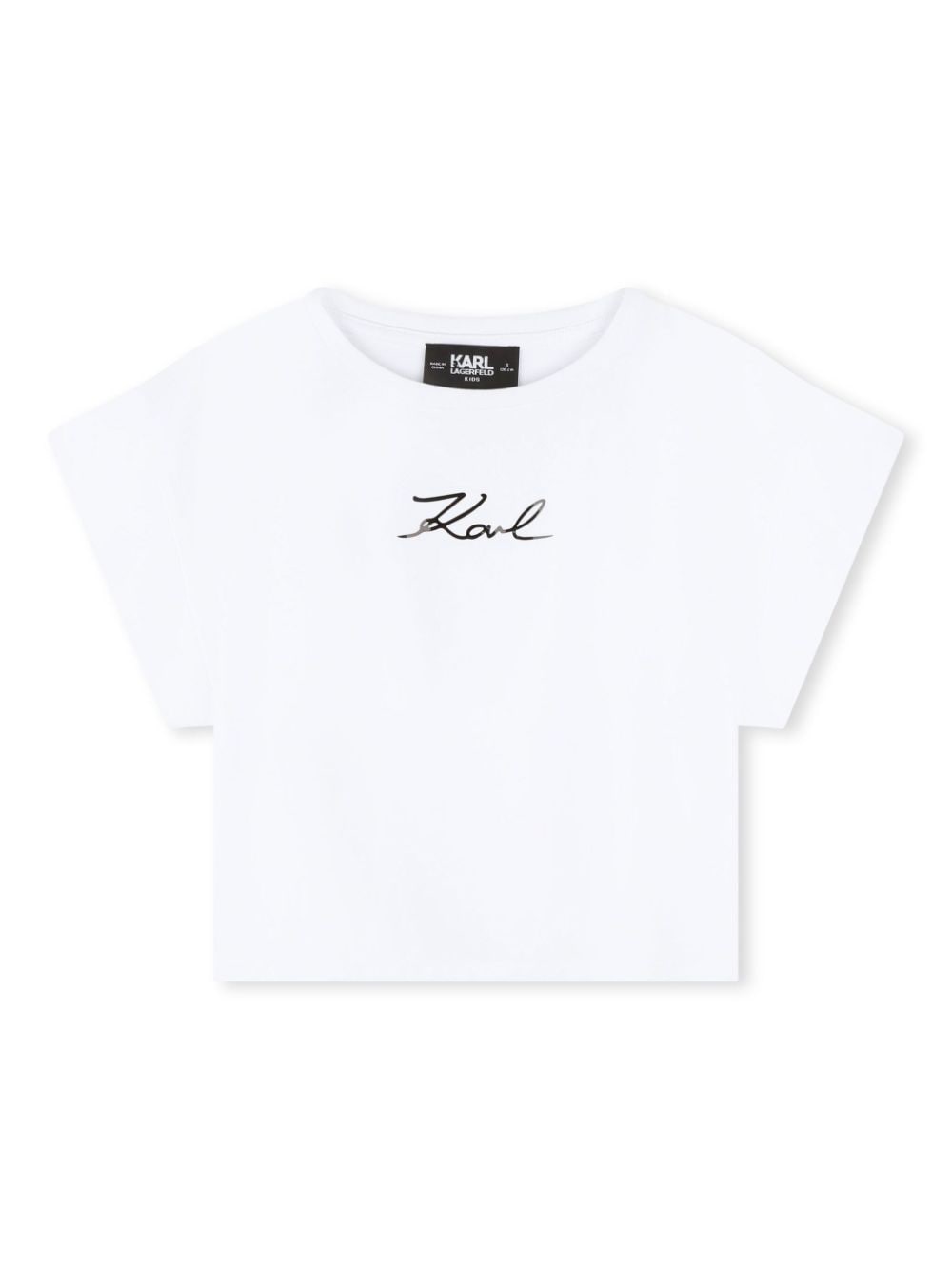 Karl Lagerfeld Kids T-Shirt mit Logo-Print - Weiß von Karl Lagerfeld Kids