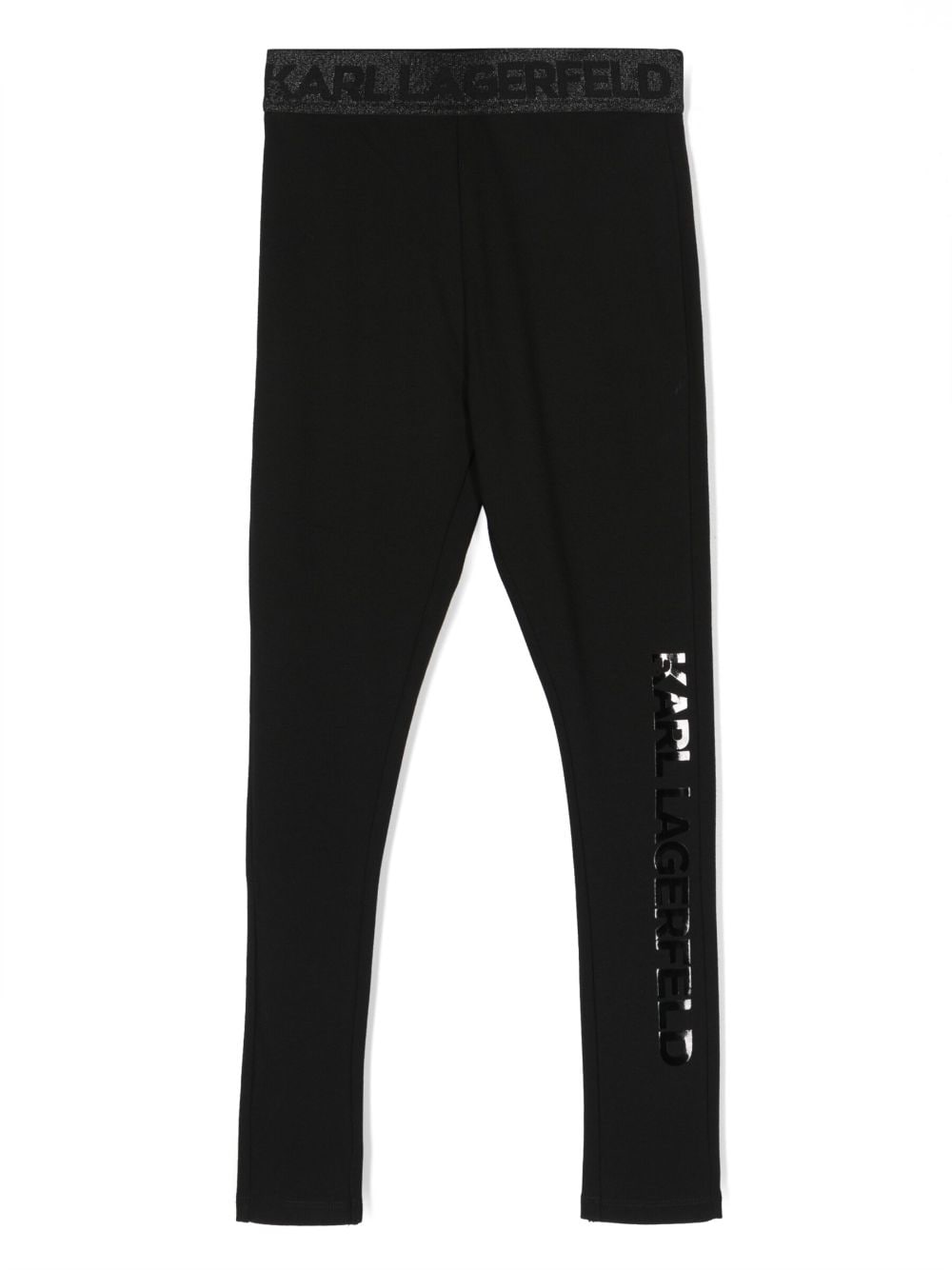 Karl Lagerfeld Kids Leggings mit Stretchbund - Schwarz von Karl Lagerfeld Kids