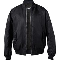 KARL LAGERFELD Herren Blouson schwarz Mikrofaser unifarben von Karl Lagerfeld