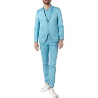 KARL LAGERFELD Herren Anzug blau Baumwolle von Karl Lagerfeld