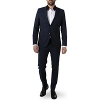 KARL LAGERFELD Herren Anzug blau Schurwoll-Stretch von Karl Lagerfeld