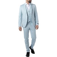 KARL LAGERFELD Herren Anzug blau Schurwolle von Karl Lagerfeld