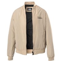 KARL LAGERFELD Herren Blouson beige Mikrofaser unifarben von Karl Lagerfeld