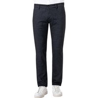 KARL LAGERFELD Herren Chino blau Mikrofaser von Karl Lagerfeld