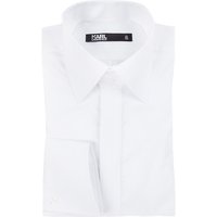 KARL LAGERFELD Herren Hemd weiß Baumwolle von Karl Lagerfeld