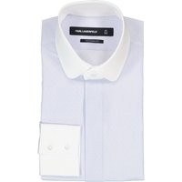 KARL LAGERFELD Herren Hemd blau gemustert von Karl Lagerfeld