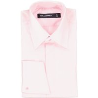 KARL LAGERFELD Herren Hemd rosa Baumwoll-Stretch KARL LAGERFELD Herren Hemd rosa Baumwoll-Stretch von Karl Lagerfeld