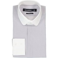 KARL LAGERFELD Herren Hemd blau Baumwolle von Karl Lagerfeld