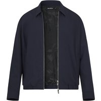 KARL LAGERFELD Herren Blouson blau Mikrofaser unifarben von Karl Lagerfeld