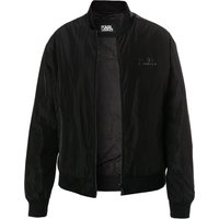 KARL LAGERFELD Herren Blouson schwarz unifarben von Karl Lagerfeld