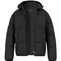 KARL LAGERFELD Herren Steppjacke schwarz Mikrofaser unifarben von Karl Lagerfeld