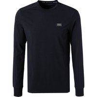 KARL LAGERFELD Herren Longsleeve blau Baumwolle von Karl Lagerfeld