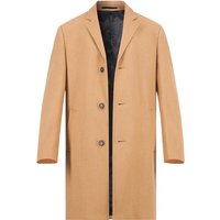 KARL LAGERFELD Herren Mantel braun Wolle unifarben von Karl Lagerfeld