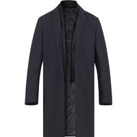 KARL LAGERFELD Herren Mantel blau Fischgrat von Karl Lagerfeld