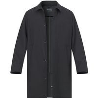 KARL LAGERFELD Herren Mantel schwarz Mikrofaser unifarben von Karl Lagerfeld