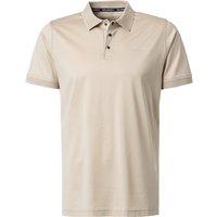 KARL LAGERFELD Herren Polo-Shirt beige Baumwoll-Jersey von Karl Lagerfeld