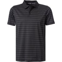 KARL LAGERFELD Herren Polo-Shirt schwarz Baumwoll-Jersey von Karl Lagerfeld