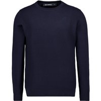 KARL LAGERFELD Herren Pullover blau unifarben von Karl Lagerfeld