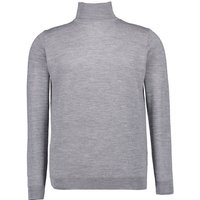 KARL LAGERFELD Herren Rollkragenpullover grau Merinowolle unifarben von Karl Lagerfeld