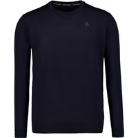 KARL LAGERFELD Herren Pullover blau Merinowolle unifarben von Karl Lagerfeld