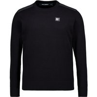 KARL LAGERFELD Herren Pullover schwarz Baumwolle unifarben von Karl Lagerfeld