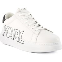 KARL LAGERFELD Herren Sneaker weiß Glattleder von Karl Lagerfeld