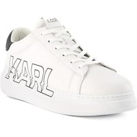 KARL LAGERFELD Herren Sneaker weiß Glattleder von Karl Lagerfeld