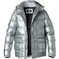 KARL LAGERFELD Herren Steppjacke grau Mikrofaser unifarben von Karl Lagerfeld