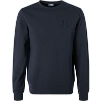 KARL LAGERFELD Herren Sweatshirt blau Baumwolle unifarben von Karl Lagerfeld