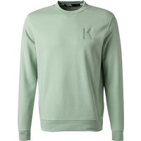 KARL LAGERFELD Herren Sweatshirt grün Baumwolle unifarben von Karl Lagerfeld