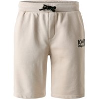 KARL LAGERFELD Herren Sweatshorts beige Baumwolle von Karl Lagerfeld