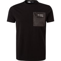 KARL LAGERFELD Herren T-Shirt schwarz Baumwolle von Karl Lagerfeld