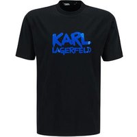 KARL LAGERFELD Herren T-Shirt schwarz Baumwolle von Karl Lagerfeld