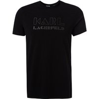 KARL LAGERFELD Herren T-Shirt schwarz Baumwolle von Karl Lagerfeld