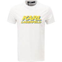 KARL LAGERFELD Herren T-Shirt weiß Baumwolle von Karl Lagerfeld