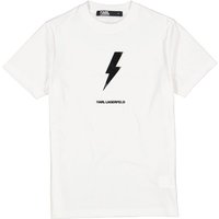 KARL LAGERFELD Herren T-Shirt weiß Baumwolle von Karl Lagerfeld