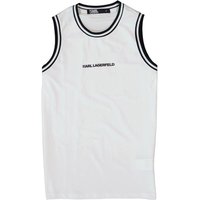 KARL LAGERFELD Herren Tanktop weiß Baumwolle von Karl Lagerfeld