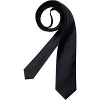KARL LAGERFELD Herren Krawatte schwarz Seide unifarben von Karl Lagerfeld
