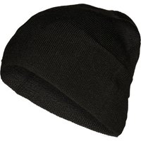 KARL LAGERFELD Herren Mütze schwarz Woll-Stoff von Karl Lagerfeld