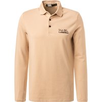 KARL LAGERFELD Herren Polo-Shirt beige Baumwoll-Jersey von Karl Lagerfeld
