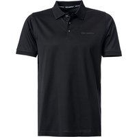 KARL LAGERFELD Herren Polo-Shirt schwarz Baumwoll-Jersey von Karl Lagerfeld