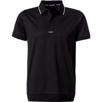 KARL LAGERFELD Herren Polo-Shirt schwarz Baumwoll-Jersey von Karl Lagerfeld