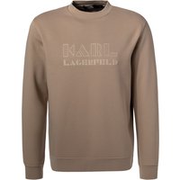 KARL LAGERFELD Herren Sweatshirt beige Logo und Motiv von Karl Lagerfeld