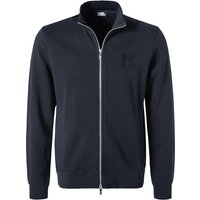 KARL LAGERFELD Herren Sweatjacke blau Baumwolle unifarben von Karl Lagerfeld