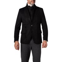 KARL LAGERFELD Herren Sakko schwarz Material-Mix von Karl Lagerfeld