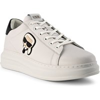 KARL LAGERFELD Herren Sneaker weiß Glattleder von Karl Lagerfeld