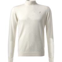 KARL LAGERFELD Herren Stehkragenpullover weiß unifarben von Karl Lagerfeld